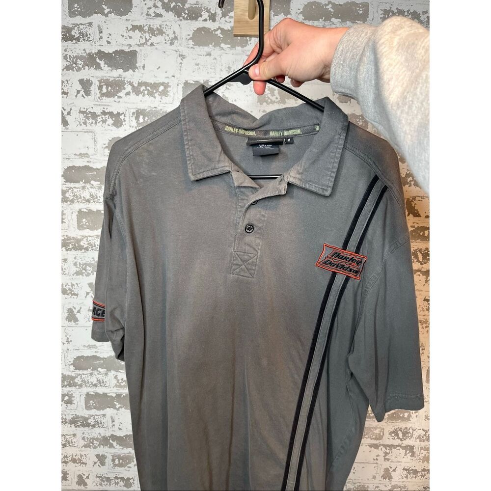 Harley Davidson | men biker polo short sleeve shirt